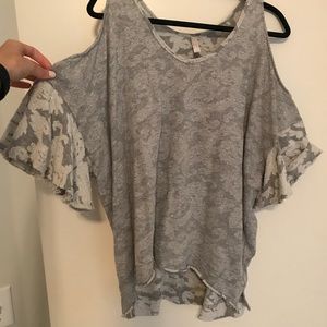 Free people open shoulder top